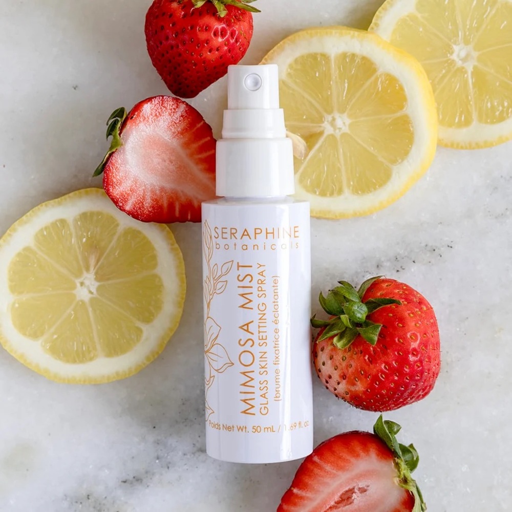 💝NEW Seraphine Botanicals Mimosa Mist Glass Skin Setting Spray💝